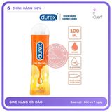Gel Bôi Trơn Durex Play Warming Lube 100ml chính hãng - gốc nước không dính rít, dung tích 100ml, dịu nhẹ an toàn cho da - giao hàng che tên kín đáo