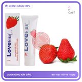 Gel Bôi Trơn Love Kiss Hương Dâu 100ml chính hãng - dung tích 100ml, dịu nhẹ an toàn cho da, dễ rửa sạch - giao hàng che tên kín đáo