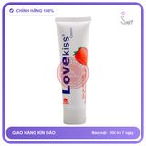 Gel Bôi Trơn Love Kiss Hương Dâu 100ml chính hãng - dung tích 100ml, dịu nhẹ an toàn cho da, dễ rửa sạch - giao hàng che tên kín đáo