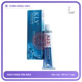 Gel Bôi Trơn Gốc Nước Tiệt Trùng KLY Hộp 1 Tuýp 82g chính hãng - gốc nước không dính rít, dịu nhẹ an toàn cho da, dễ rửa sạch - giao hàng che tên kín đáo