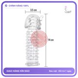 Bao Cao Su Đôn Dên Tăng Kích Thước Baile Pharaon chính hãng - có gai nổi, hộp 1 cái, có hương thơm - giao hàng che tên kín đáo