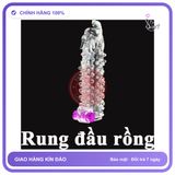 Bao Cao Su Đôn Dên Rung Đầu Rồng chính hãng - có gai nổi, hỗ trợ kéo dài, ôm sát cảm giác thật - giao hàng che tên kín đáo