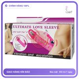 Bao Cao Su Đôn Dên Lưới 2 Đầu Rung Baile chính hãng - ôm sát cảm giác thật, chất liệu latex an toàn, hàng nhập khẩu - giao hàng che tên kín đáo