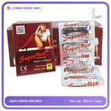 Bao Cao Su Super Men Long Love 120 Cái chính hãng - có gai nổi, có hương thơm, ôm sát cảm giác thật - giao hàng che tên kín đáo