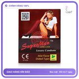 Bao Cao Su Super Men Long Love 120 Cái chính hãng - có gai nổi, có hương thơm, ôm sát cảm giác thật - giao hàng che tên kín đáo