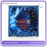 Bao Cao Su True-X Performax Kéo Dài Thời Gian chính hãng - hộp 12 cái, hỗ trợ kéo dài, ôm sát cảm giác thật - giao hàng che tên kín đáo