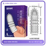 Bao Cao Su Đôn Dên Ngón Tay Lala (Mẫu Số 5) chính hãng - ôm sát cảm giác thật, chất liệu latex an toàn, hàng nhập khẩu - giao hàng che tên kín đáo