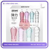 Bao Cao Su Đôn Dên Ngón Tay Aichao Bộ 4 Chiếc chính hãng - ôm sát cảm giác thật, chất liệu latex an toàn, hàng nhập khẩu - giao hàng che tên kín đáo