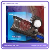 Bao Cao Su Đôn Khúc Quai Rung Vibe Cockring chính hãng - có gai nổi, hỗ trợ kéo dài, ôm sát cảm giác thật - giao hàng che tên kín đáo