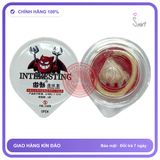 Bao Cao Su Interesting Gân Gai Siêu Lớn Hưng Phấn Tột Cùng chính hãng - có gai nổi, hỗ trợ kéo dài, ôm sát cảm giác thật - giao hàng che tên kín đáo