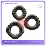 Bộ 3 Vòng Đeo Yvonne Getlock Cockring Baile chính hãng - silicone mềm mại, chất liệu an toàn cho da, dễ vệ sinh - giao hàng che tên kín đáo