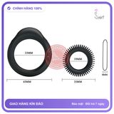 Bộ 2 Vòng Đeo Manhood Cockring chính hãng - silicone mềm mại, chất liệu an toàn cho da, dễ vệ sinh - giao hàng che tên kín đáo