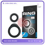 Bộ 2 Vòng Đeo Manhood Cockring chính hãng - silicone mềm mại, chất liệu an toàn cho da, dễ vệ sinh - giao hàng che tên kín đáo