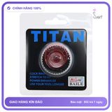 Vòng Đơn Baile Cockring Titan chính hãng - silicone cao cấp, chất liệu an toàn cho da, dễ vệ sinh - giao hàng che tên kín đáo