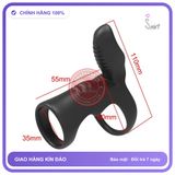 Vòng Rung Tình Yêu Huwei Vibrating Lock Ring chính hãng - sạc USB, silicone cao cấp, chất liệu an toàn cho da - giao hàng che tên kín đáo