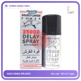 Chai Xịt Đức Deadly Shark 25000 – Kéo Dài 40ml chính hãng - kéo dài thời gian, 45ml, thấm nhanh không nhờn rít - giao hàng che tên kín đáo