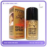 Chai Xịt Đức Deadly Shark 48000 – Kéo Dài 45ml chính hãng - kéo dài thời gian, thấm nhanh không nhờn rít, dùng trước khi quan hệ - giao hàng che tên kín đáo