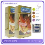 Bao Cao Su Innova Đen – Kéo Dài Thời chính hãng - có gai nổi, hộp 3 cái, hỗ trợ kéo dài - giao hàng che tên kín đáo