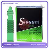 Bao Cao Su Sagami Type E – Hộp 5 Chiếc, Gân Gai chính hãng - siêu mỏng, có gai nổi, hộp 5 cái - giao hàng che tên kín đáo