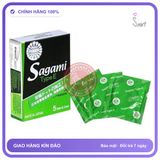 Bao Cao Su Sagami Type E – Hộp 5 Chiếc, Gân Gai chính hãng - siêu mỏng, có gai nổi, hộp 5 cái - giao hàng che tên kín đáo