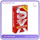 Bao Cao Su Sagami Xtreme Feel Long Hộp 10 Chiếc, Có Gai, Kéo Dài Thời Gian chính hãng - có gai nổi, hộp 10 cái, hỗ trợ kéo dài - giao hàng che tên kín đáo