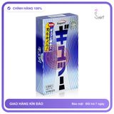 Bao Cao Su Sagami Tight Fit Hộp 12 Chiếc, Siêu Mỏng, Có 6 Đường Gân chính hãng - siêu mỏng 0.03mm, hộp 12 cái, ôm sát cảm giác thật - giao hàng che tên kín đáo