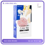Bao Cao Su Sagami Love Me Gold (Hộp 10) chính hãng - siêu mỏng, ôm sát cảm giác thật, chất liệu latex an toàn - giao hàng che tên kín đáo