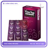 Bao Cao Su Time Top Invisible 0.05 Siêu Mỏng 10s chính hãng - siêu mỏng 0.05mm, có gai nổi, hộp 10 cái - giao hàng che tên kín đáo