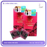 Bao Cao Su Jex Glamourous Butterfly Moist Mỏng 8s chính hãng - nhiều gel bôi trơn, hộp 12 cái, hỗ trợ kéo dài - giao hàng che tên kín đáo