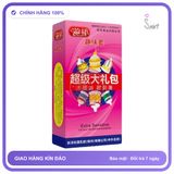 Bao Cao Su Gân Siêu Gai Runbo 6s chính hãng - có gai nổi, ôm sát cảm giác thật, chất liệu latex an toàn - giao hàng che tên kín đáo