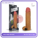 Bao Cao Su Đôn Dên Rung Lovetoy Nature Extender chính hãng - có gai nổi, ôm sát cảm giác thật, chất liệu latex an toàn - giao hàng che tên kín đáo