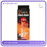 Bao Cao Su Đôn Dên Maxman Silicon Gai YY914 Tăng Thêm 5cm chính hãng - có gai nổi, hỗ trợ kéo dài, ôm sát cảm giác thật - giao hàng che tên kín đáo