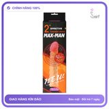 Bao Cao Su Đôn Dên Maxman Silicon Gai YY914 Tăng Thêm 5cm chính hãng - có gai nổi, hỗ trợ kéo dài, ôm sát cảm giác thật - giao hàng che tên kín đáo