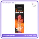 Bao Cao Su Đôn Dên Maxman Silicon Gai YY914 Tăng Thêm 5cm chính hãng - có gai nổi, hỗ trợ kéo dài, ôm sát cảm giác thật - giao hàng che tên kín đáo