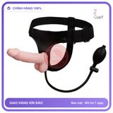 Dương Vật Dây Đeo Bơm Hơi Ultra Harness Strap-On Baile chính hãng - chất liệu an toàn cho da, dễ vệ sinh, êm ái khi dùng - giao hàng che tên kín đáo