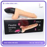 Dương Vật Giả Tỏa Nhiệt Dilbo Flexible Bending XINLV chính hãng - 12 chế độ rung, sạc USB, silicone mềm mại - giao hàng che tên kín đáo