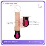 Dương Vật Giả Tỏa Nhiệt Dilbo Flexible Bending XINLV chính hãng - 12 chế độ rung, sạc USB, silicone mềm mại - giao hàng che tên kín đáo
