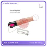 Dương Vật Giả Tỏa Nhiệt Dilbo Flexible Bending XINLV chính hãng - 12 chế độ rung, sạc USB, silicone mềm mại - giao hàng che tên kín đáo