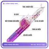 Dương Vật Giả LIBO Rung Xoay Thụt Cực Mạnh chính hãng - sạc usb, rung nhấp chuyển động đẩy tới và lui tự động, chất liệu an toàn cho da - giao hàng che tên kín đáo