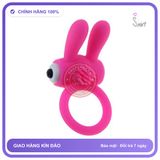 Vòng Đeo Dương Vật Tai Thỏ Có Rung Kéo Dài Thời Gian chính hãng - thấm nhanh không nhờn rít, dùng trước khi quan hệ, nhỏ gọn dễ mang theo - giao hàng che tên kín đáo