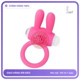 Vòng Đeo Dương Vật Tai Thỏ Có Rung Kéo Dài Thời Gian chính hãng - thấm nhanh không nhờn rít, dùng trước khi quan hệ, nhỏ gọn dễ mang theo - giao hàng che tên kín đáo