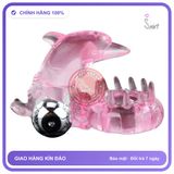 Vòng Rung Tình Yêu Cá Heo Silicon Baile chính hãng - 10 chế độ rung, silicone mềm mại, chất liệu an toàn cho da - giao hàng che tên kín đáo