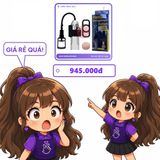 Máy Tập Tăng Kích Thước Dương Vật Enlargement System chính hãng - silicone mềm mại, chất liệu an toàn cho da, dễ vệ sinh - giao hàng che tên kín đáo