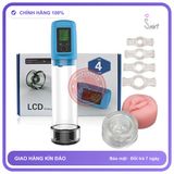 Máy Tập Kéo Dài Dương Vật Tự Động Pin Sạc LCD G4 chính hãng - sạc USB, chất liệu an toàn cho da, dễ vệ sinh - giao hàng che tên kín đáo