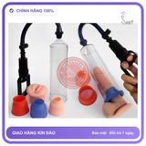 Máy Tập Kéo Tay Dương Vật EnLargement Pump chính hãng - silicone mềm mại, chất liệu an toàn cho da, dễ vệ sinh - giao hàng che tên kín đáo