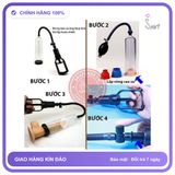 Máy Tập Kéo Tay Dương Vật EnLargement Pump chính hãng - silicone mềm mại, chất liệu an toàn cho da, dễ vệ sinh - giao hàng che tên kín đáo