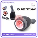 Âm Đạo Giả - Pretty Love Deep Pleasure chính hãng - sạc USB, silicone mềm mại, chất liệu an toàn cho da - giao hàng che tên kín đáo