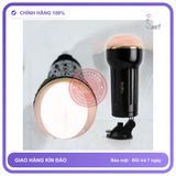 Âm Đạo Giả Cao Cấp Manmiao - Đèn Pin Rung Gắn Tường chính hãng - sạc USB, chất liệu an toàn cho da, dễ vệ sinh - giao hàng che tên kín đáo