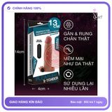 Bao Cao Su Đôn Dên 7cm Cao Cấp Rung Tender Series (Xanh MS2) chính hãng - có gai nổi, hỗ trợ kéo dài, ôm sát cảm giác thật - giao hàng che tên kín đáo