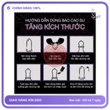 Bao Cao Su Đôn Dên 7cm Cao Cấp Rung Tender Series (Xanh MS2) chính hãng - có gai nổi, hỗ trợ kéo dài, ôm sát cảm giác thật - giao hàng che tên kín đáo